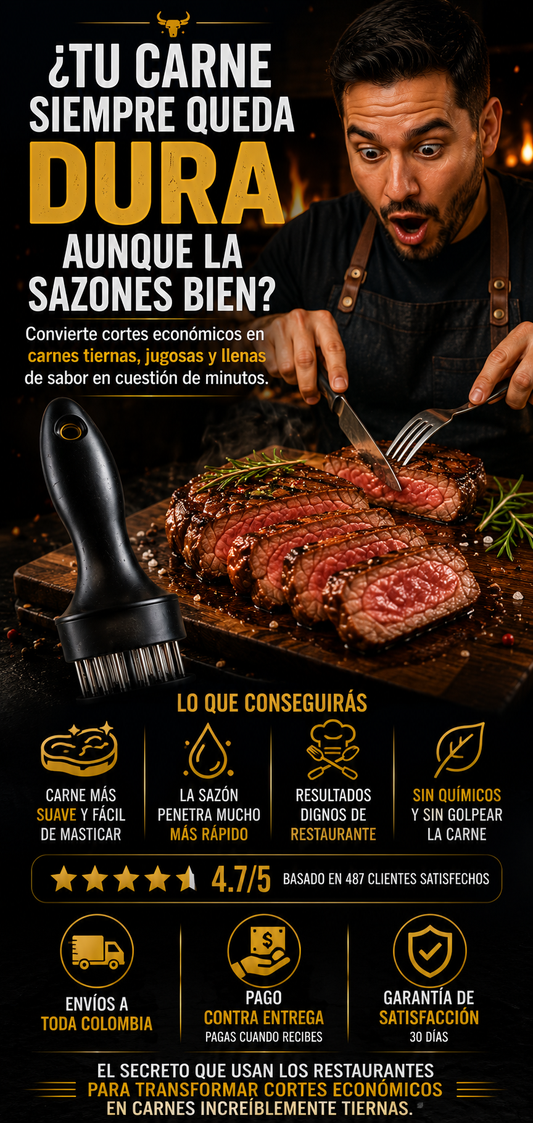 SteakMaster Pro - Ablandador de Precisión Gourmet